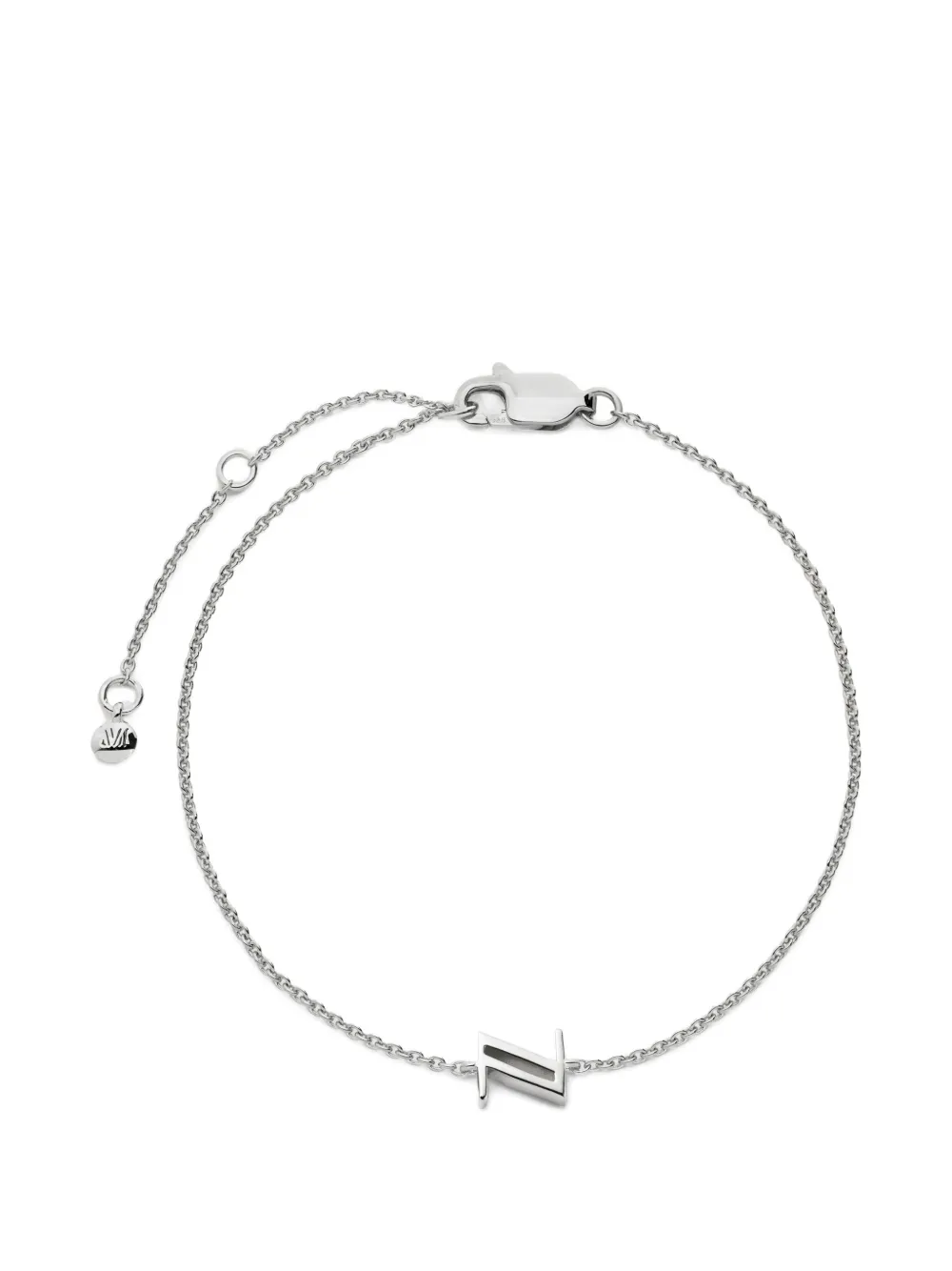Monica Vinader Bracciale a catena Initial Z - Argento