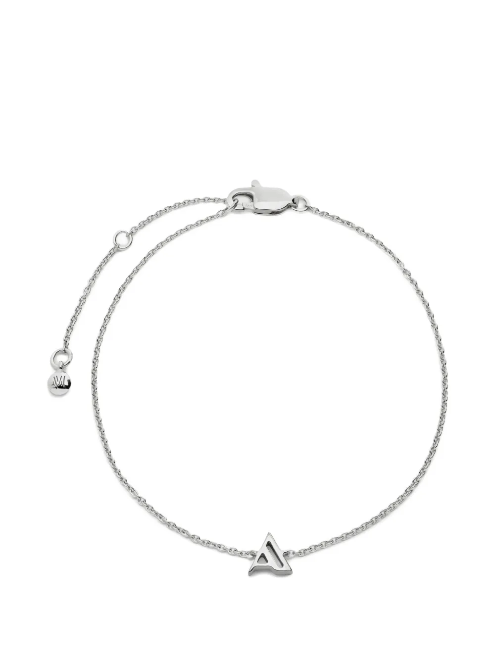 Monica Vinader Bracciale a catena Initial A - Argento