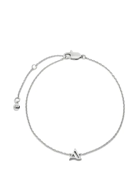 Monica Vinader pulsera de cadena Initial A