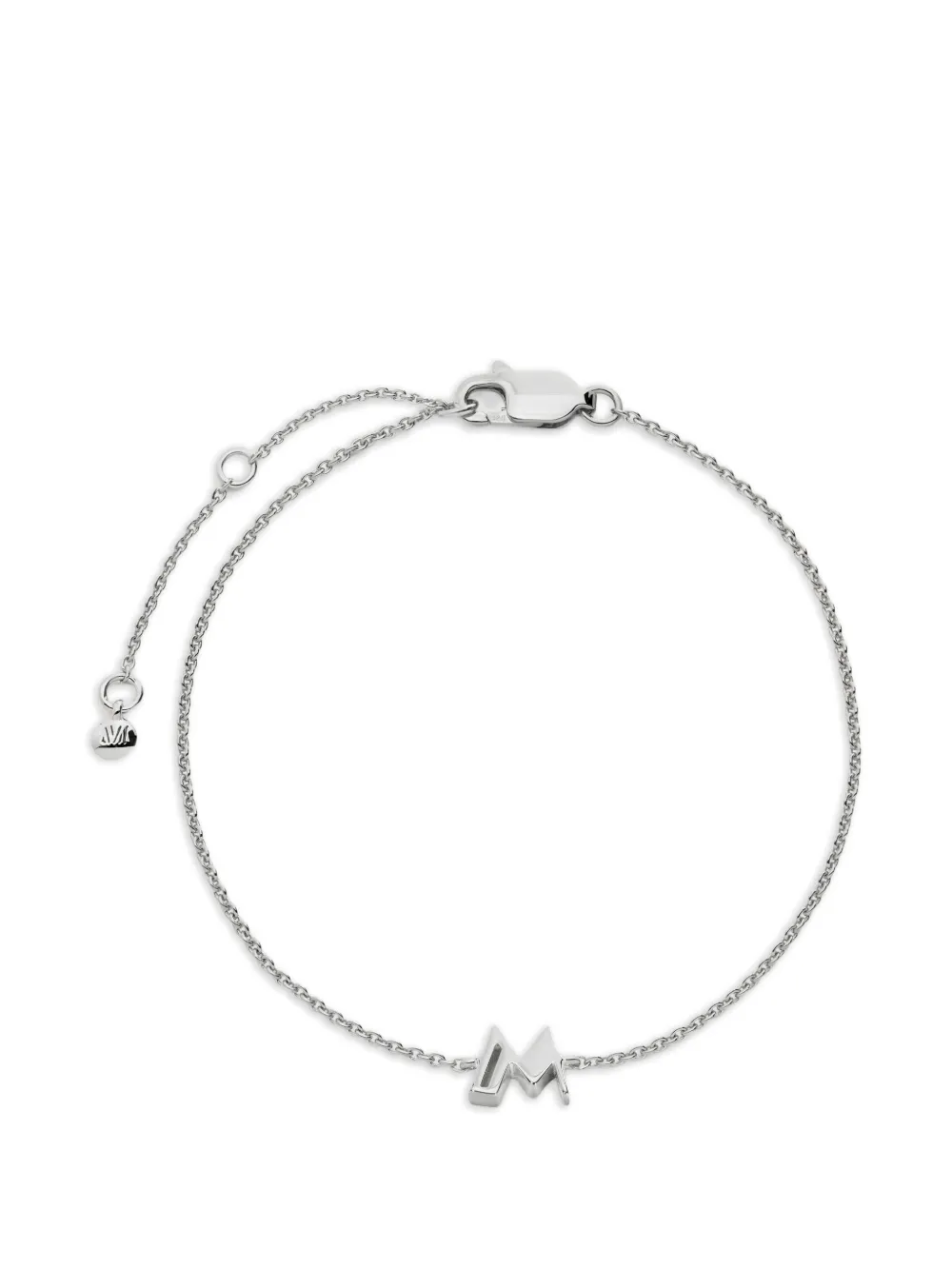 Monica Vinader Bracciale a catena Initial M - Argento