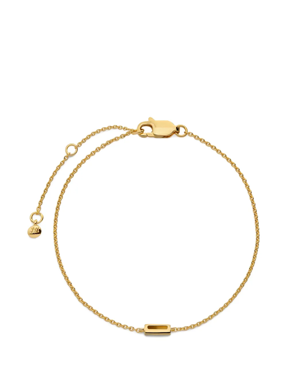 Monica Vinader Bracciale a catena Initial I - Oro