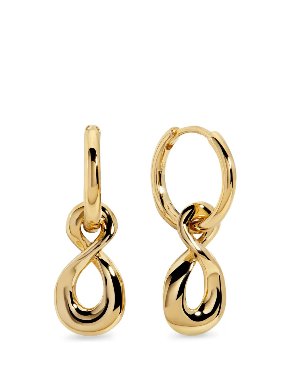 Monica Vinader Orecchini a cerchio Infinity - Oro
