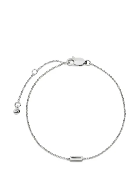 Monica Vinader pulsera de cadena con Initial I