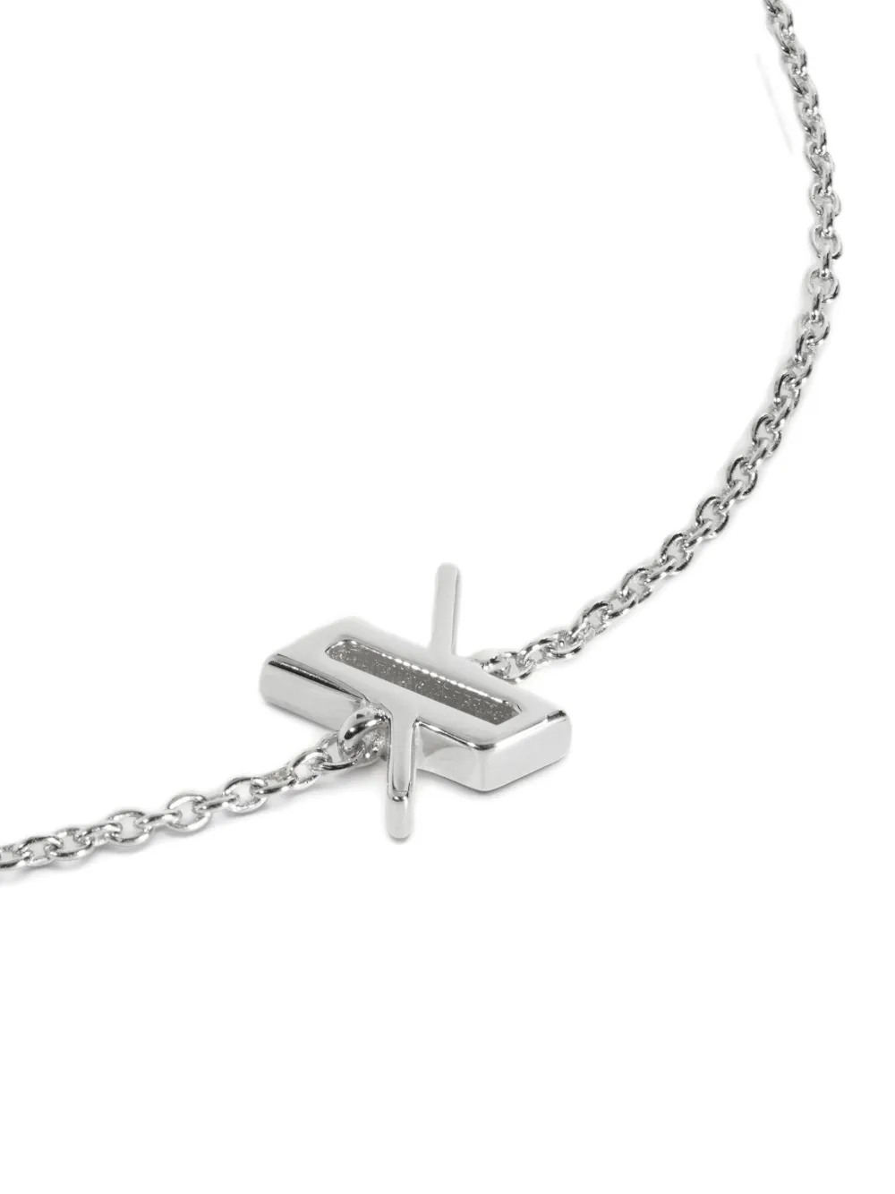 Initial X Chain Bracelet