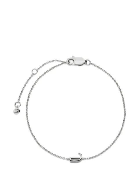 Monica Vinader Initial J chain bracelet