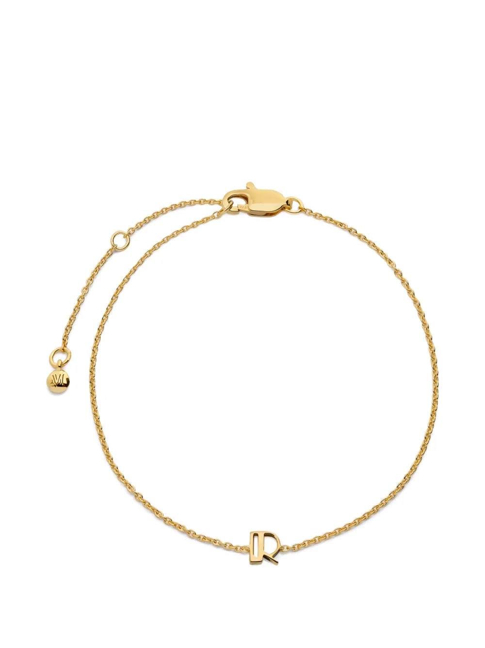 Monica Vinader Bracciale a catena Initial R - Oro