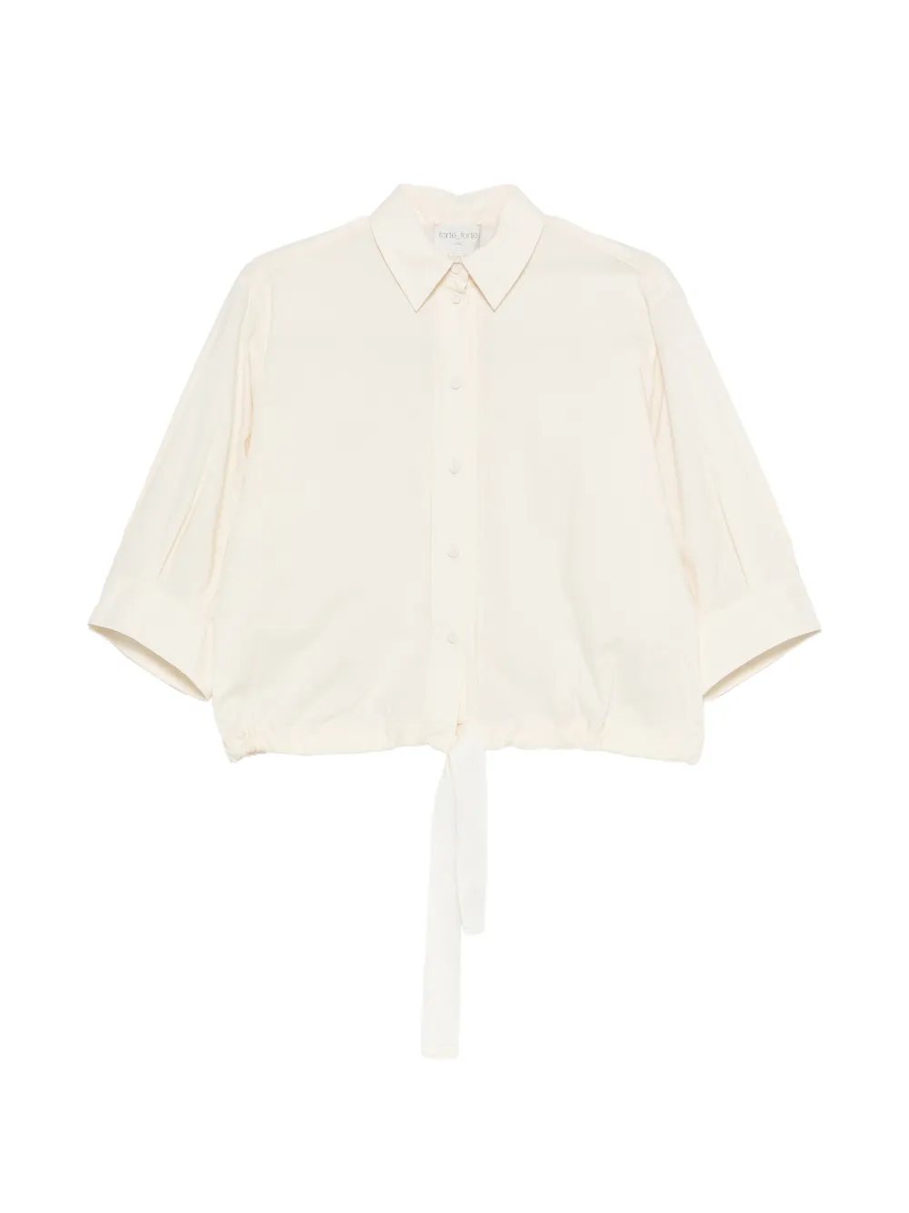 Forte Forte Camicia con coulisse - Toni neutri