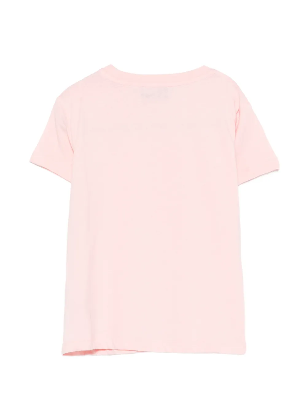 Moschino Kids T-shirt met logo Roze