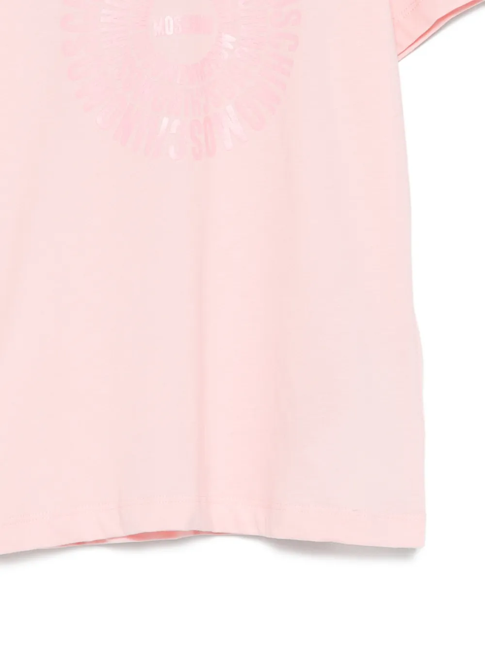 Moschino Kids T-shirt met logo Roze