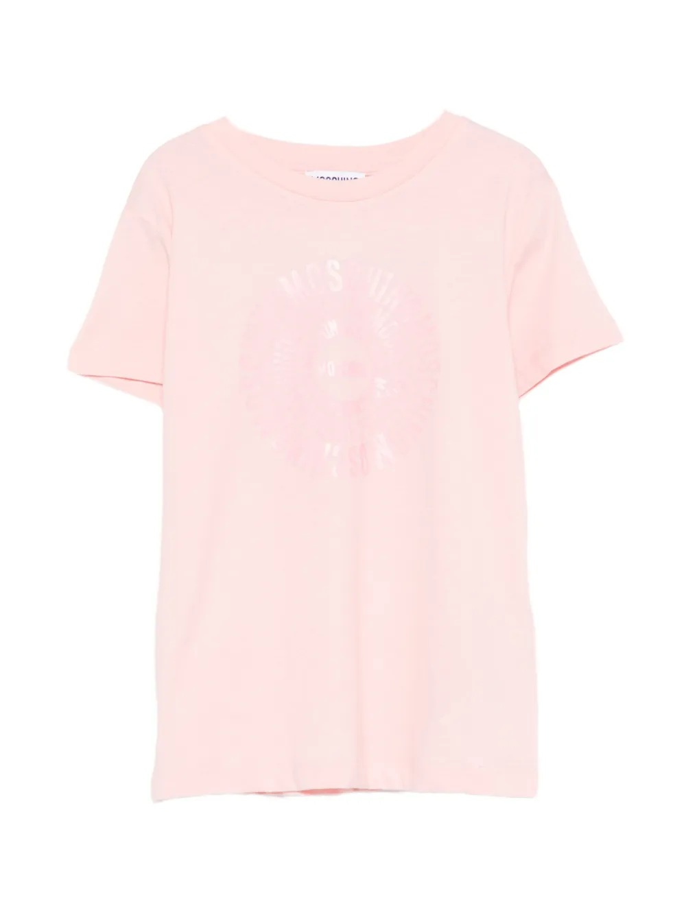Moschino Kids logo T-shirt - Rosa