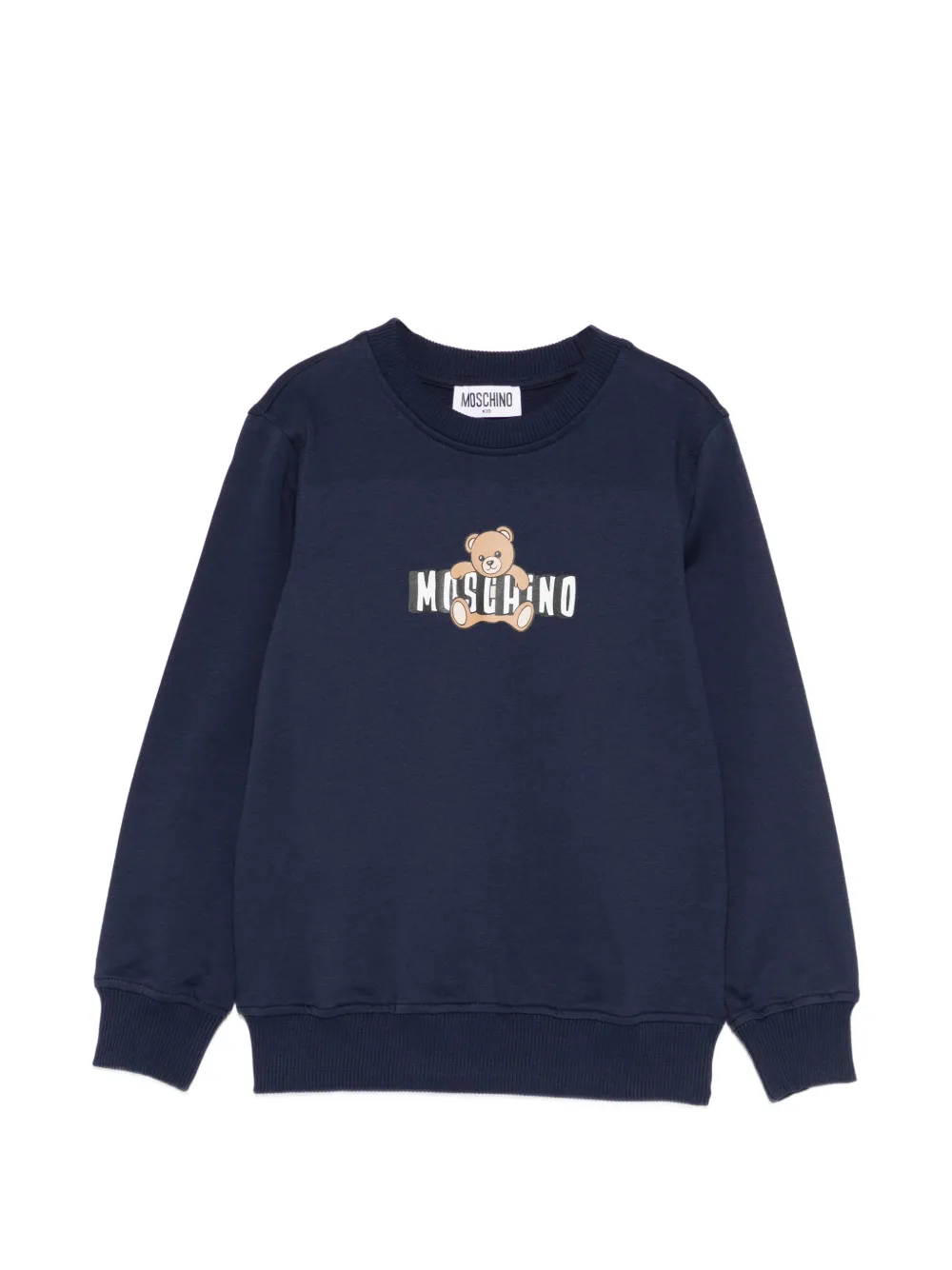 Moschino Kids teddy-graphic sweatshirt - Blu