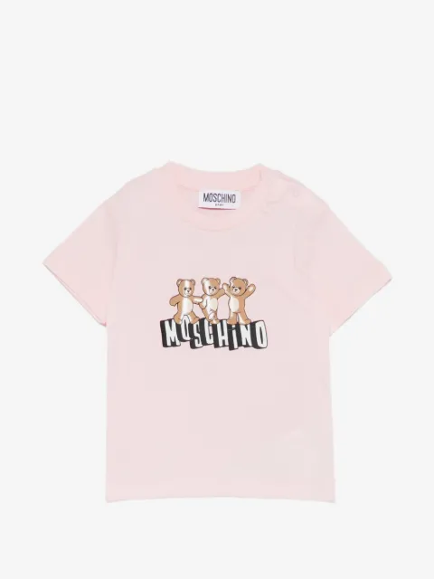 Moschino Kids teddy-print T-shirt