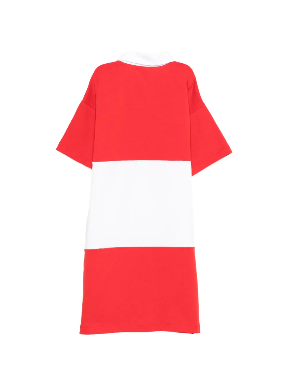 Moschino Kids Jurk met teddybeerprint Rood