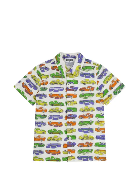 Moschino Kids chemise à imprimé graphique