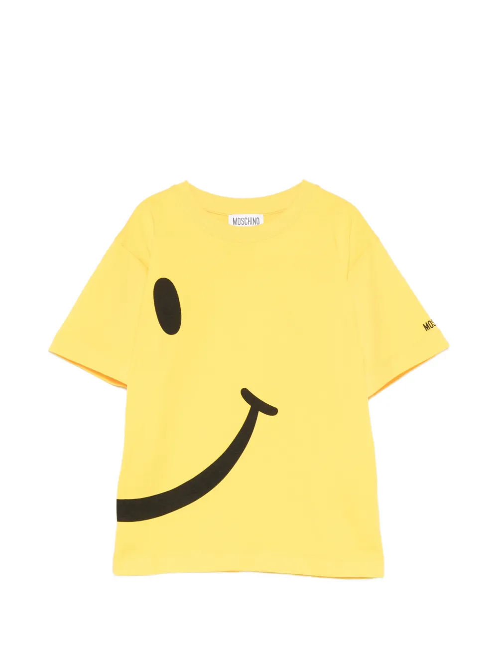 Moschino Kids x Smiley cotton T-shirt - Giallo