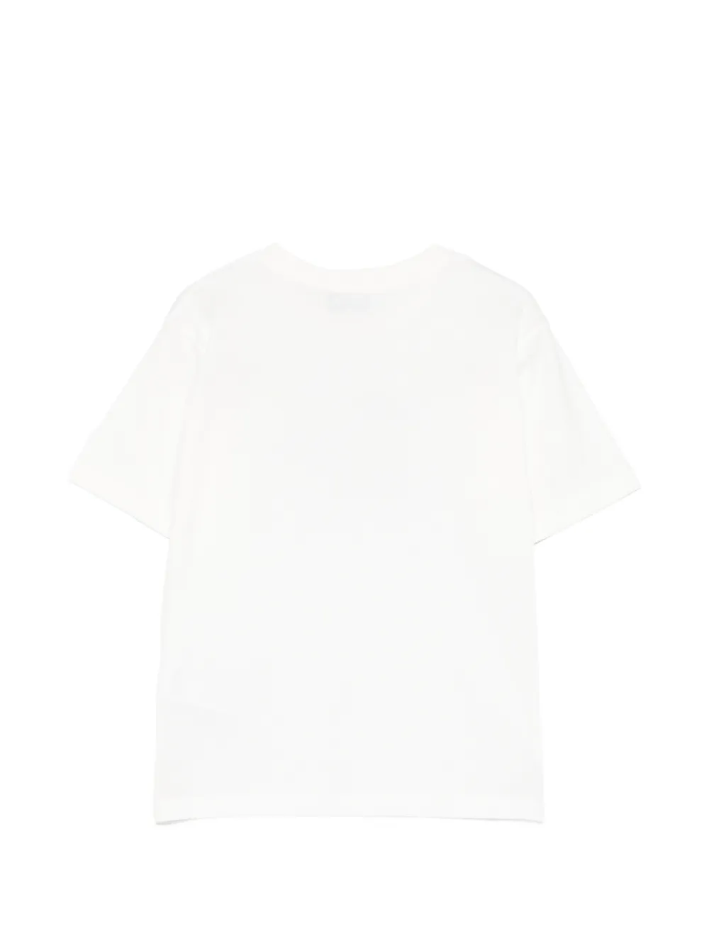Moschino Kids T-shirt met logoprint Wit