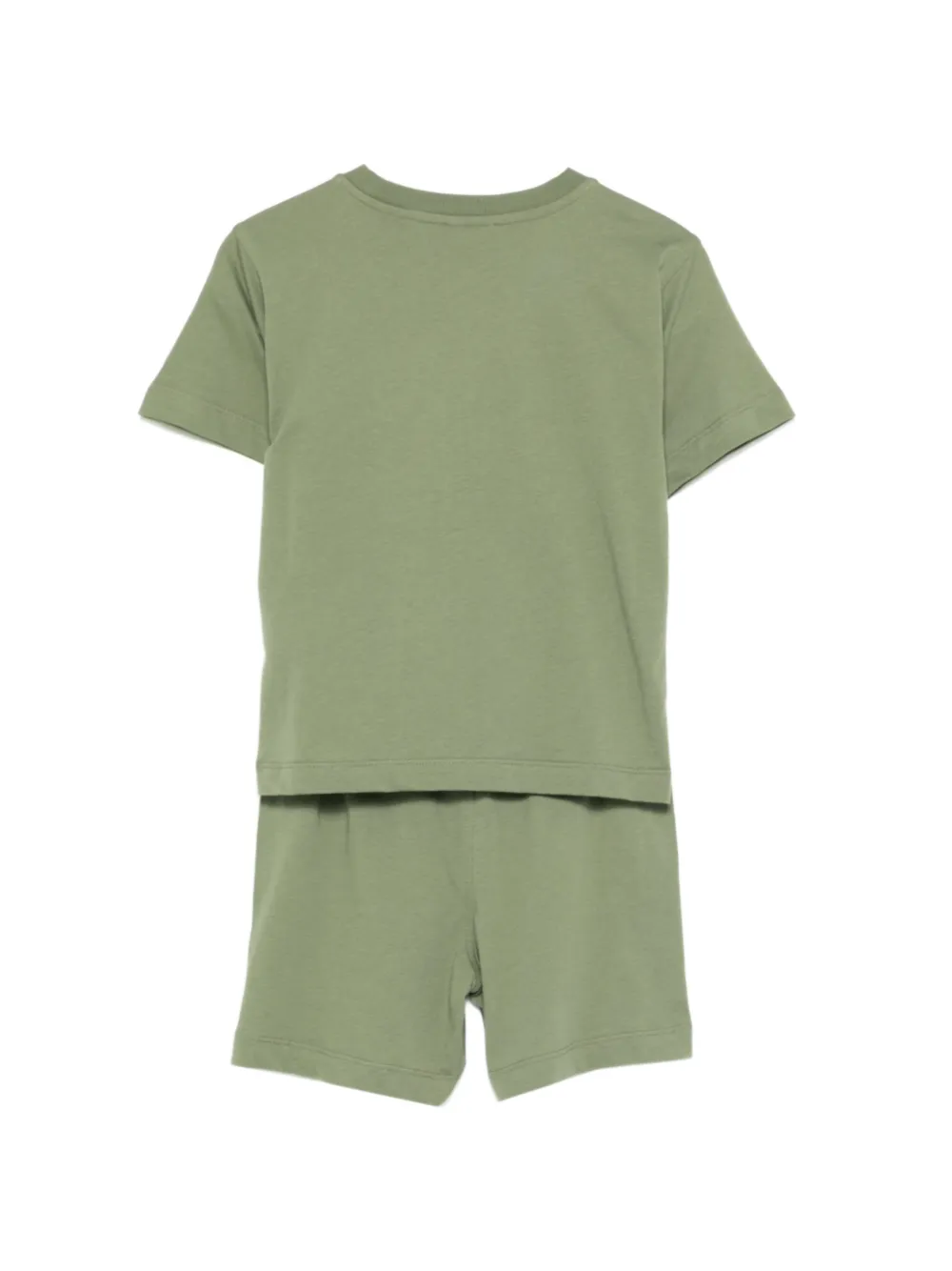  Moschino Kids Round-print Shorts Set - Green 