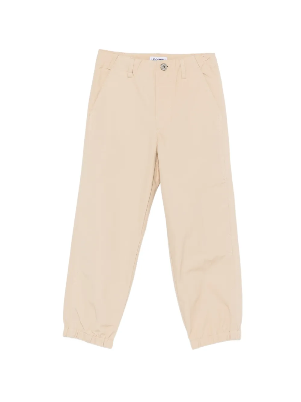 Moschino Kids patch trousers - Toni neutri