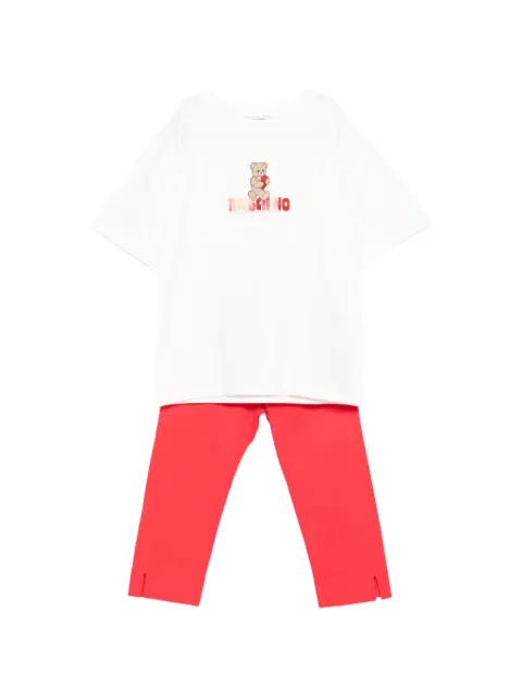 Moschino Kids 테디 그래픽 트랙수트 상하 세트 2p
