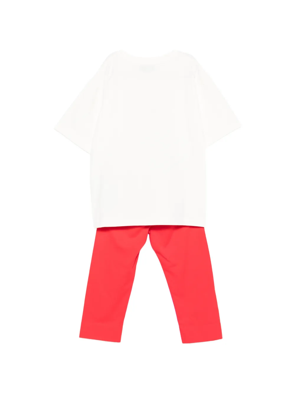 Moschino Kids Trainingspak set met print (set van twee) Rood
