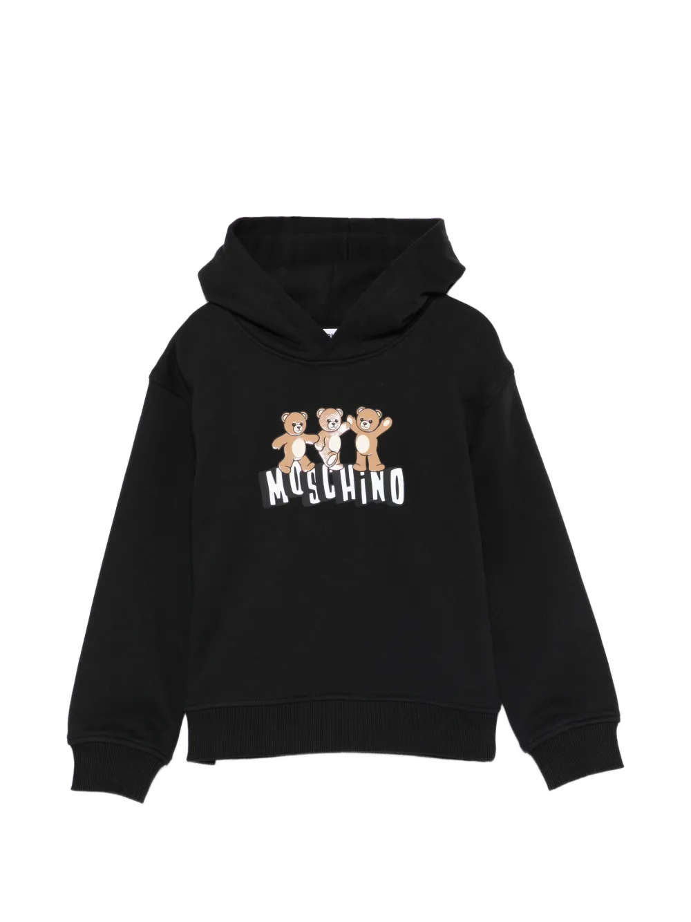 Moschino Kids Teddy Bear hoodie - Nero