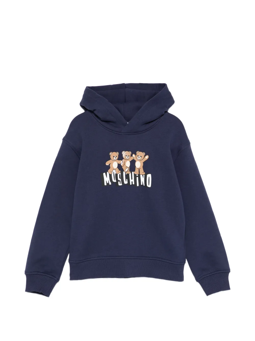 Moschino Kids Teddy Bear hoodie - Blu