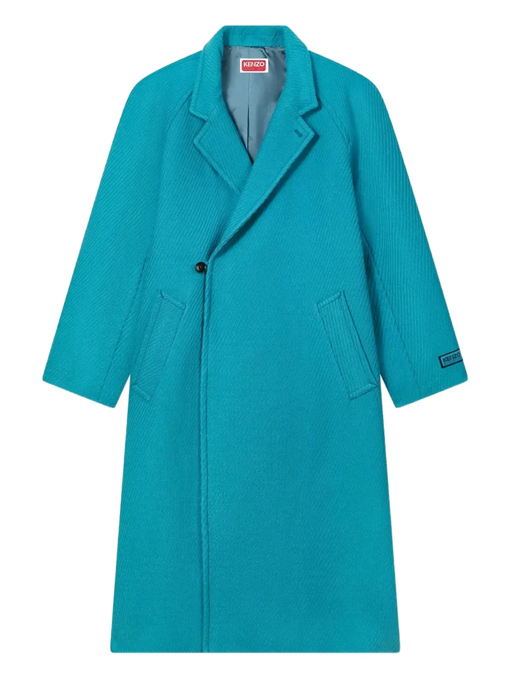 Kenzo wrap coat - Blu