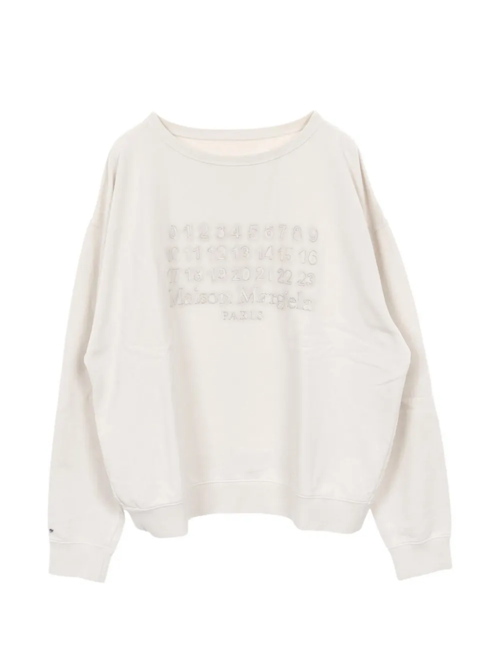 Maison Martin Margiela Pre-Owned 2000s logo-embroidered sweatshirt - Grigio