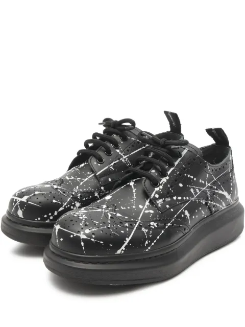 Alexander McQueen Pre-Owned 2010s paint leather sneakers