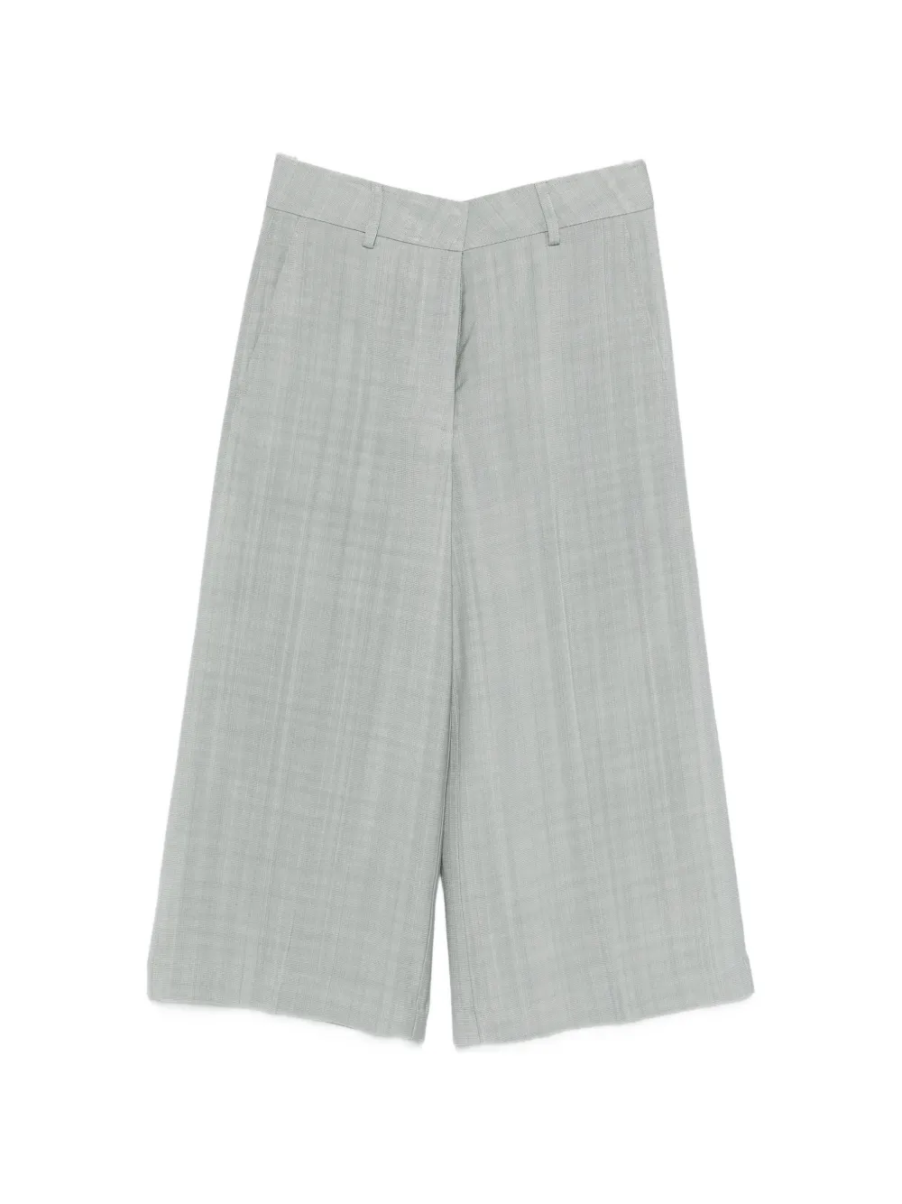 Forte Forte Pantaloni crop a gamba ampia - Grigio