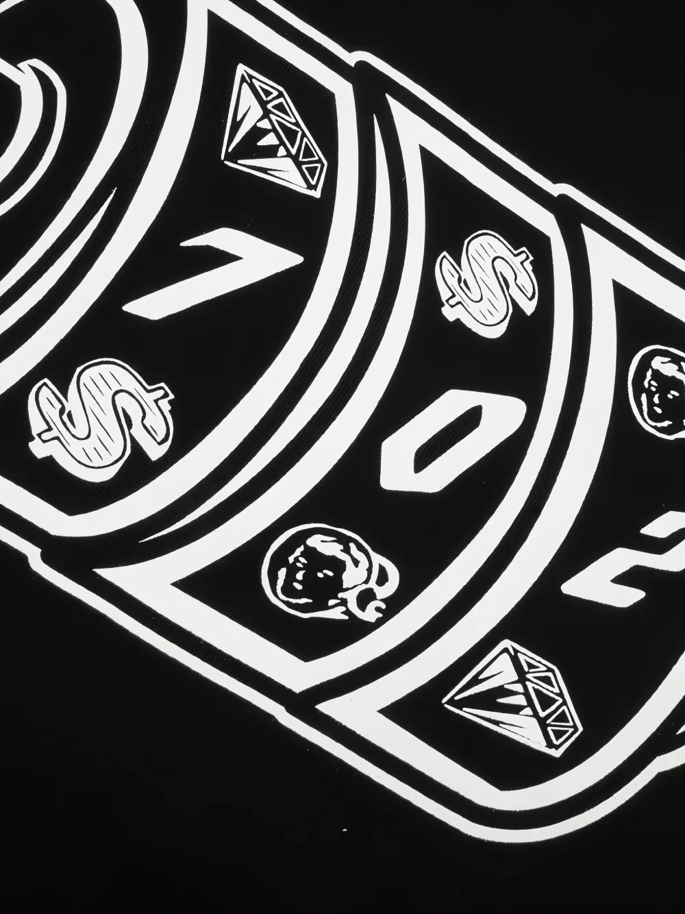 Billionaire Boys Club Grafische trui met capuchon Zwart