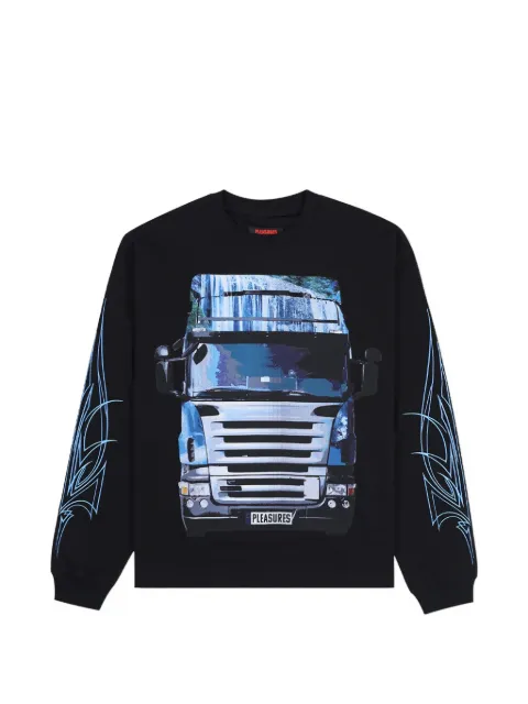 Pleasures graphic-print sweatshirt