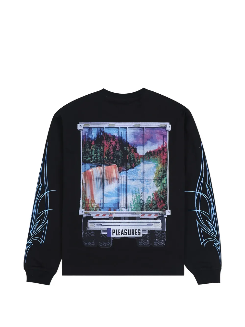 Pleasures graphic-print sweatshirt - Zwart