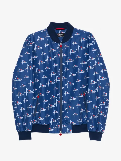 Kiton veste zippée imprimée
