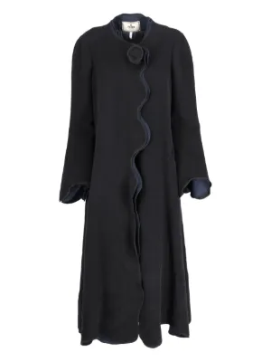 Valentino Garavani Pre-Owned エンブロイダリー ハイネックコート