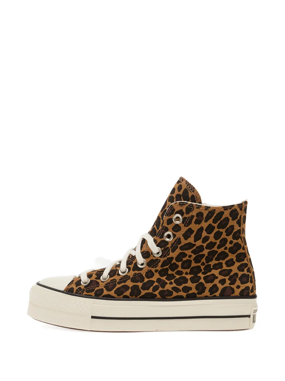 Converse Chuck Taylor All Star Lift sneakers met luipaardprint Bruin