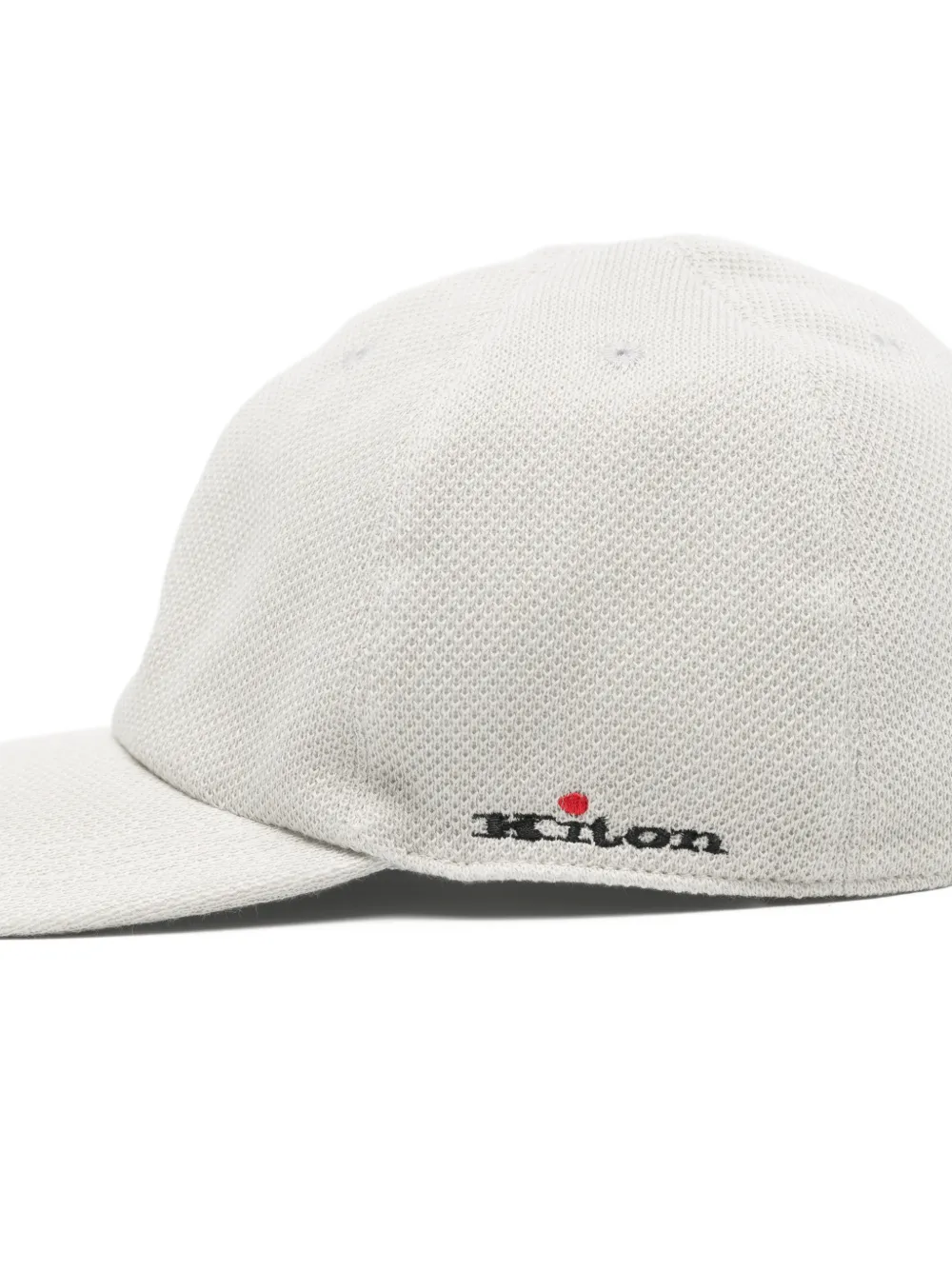  Kiton Logo-embroidered Baseball Cap - Grey 