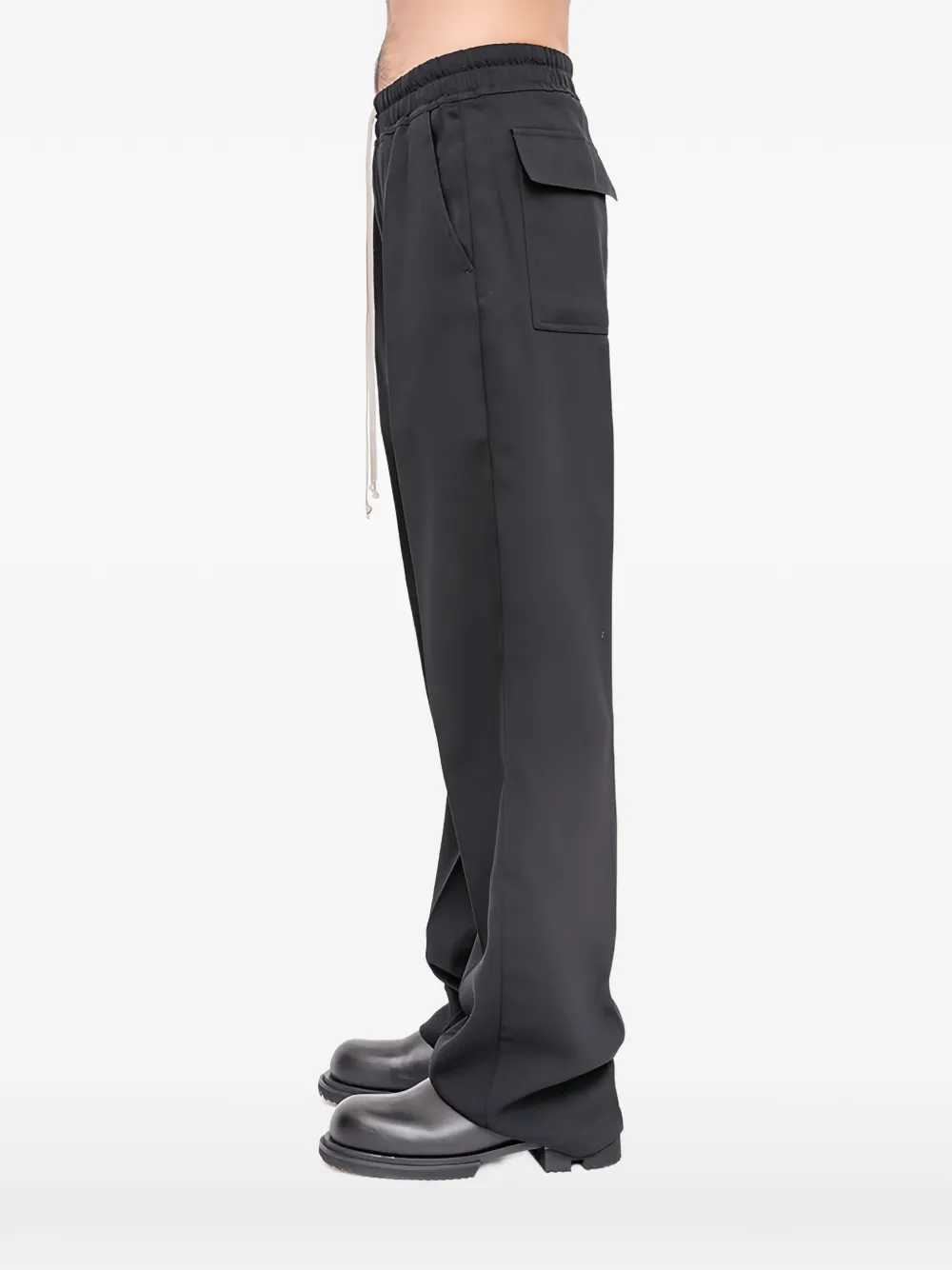 Rick Owens Broek met trekkoord Grijs