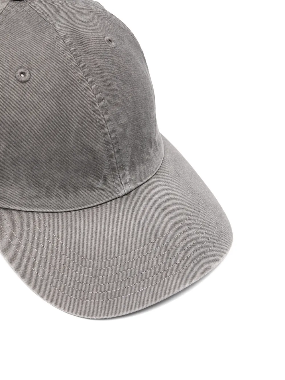  Auralee Garment-dyed Chino Cap - Grey 