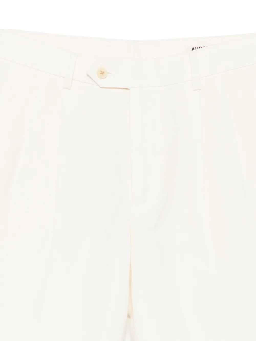  Auralee Ox Pleated Shorts - Neutrals 