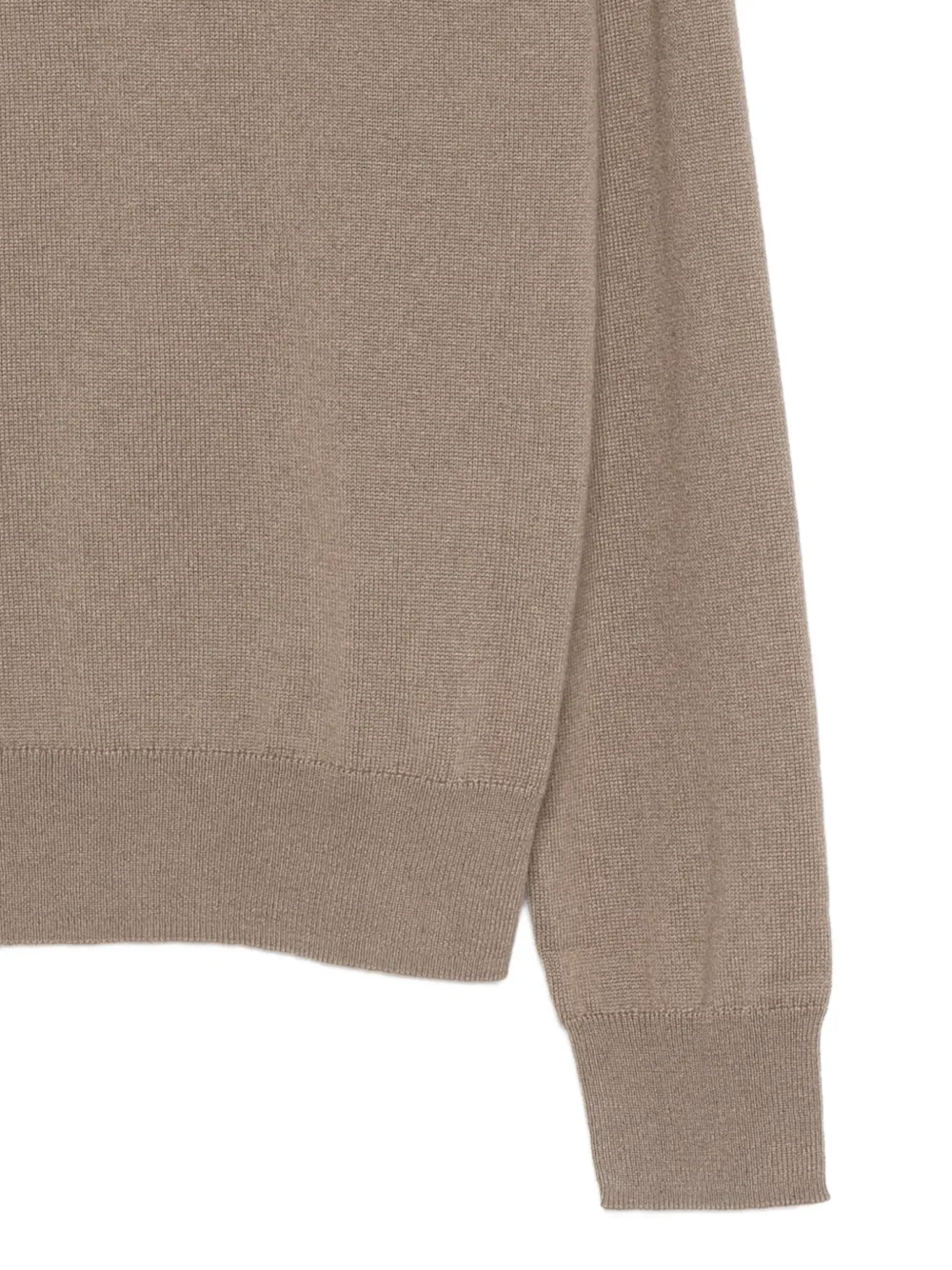  Auralee V-neck Sweater - Brown 
