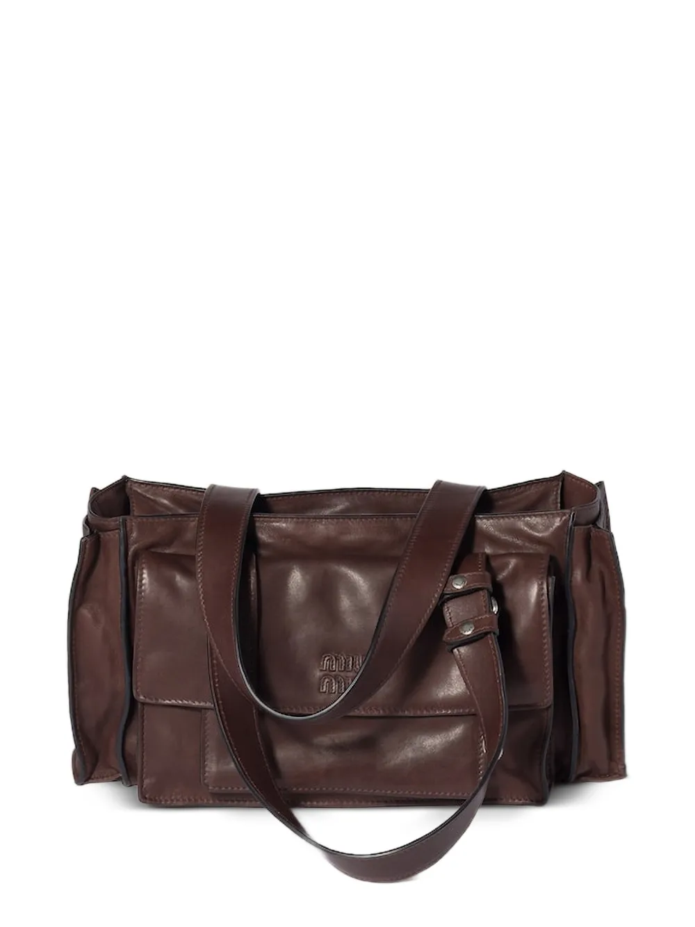 Miu Miu Utilitaire shoulder bag - Marrone