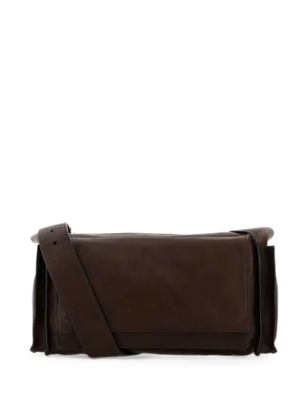Miu Miu Utilitaire Shoulder Bag | Brown | FARFETCH CA
