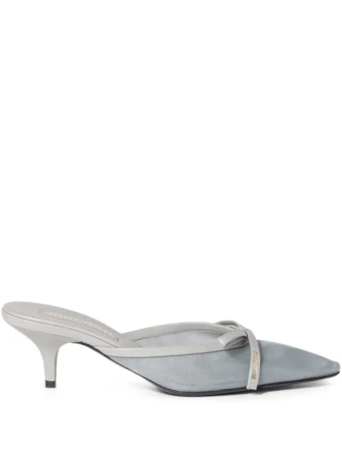 Miu Miu mesh heeled mules