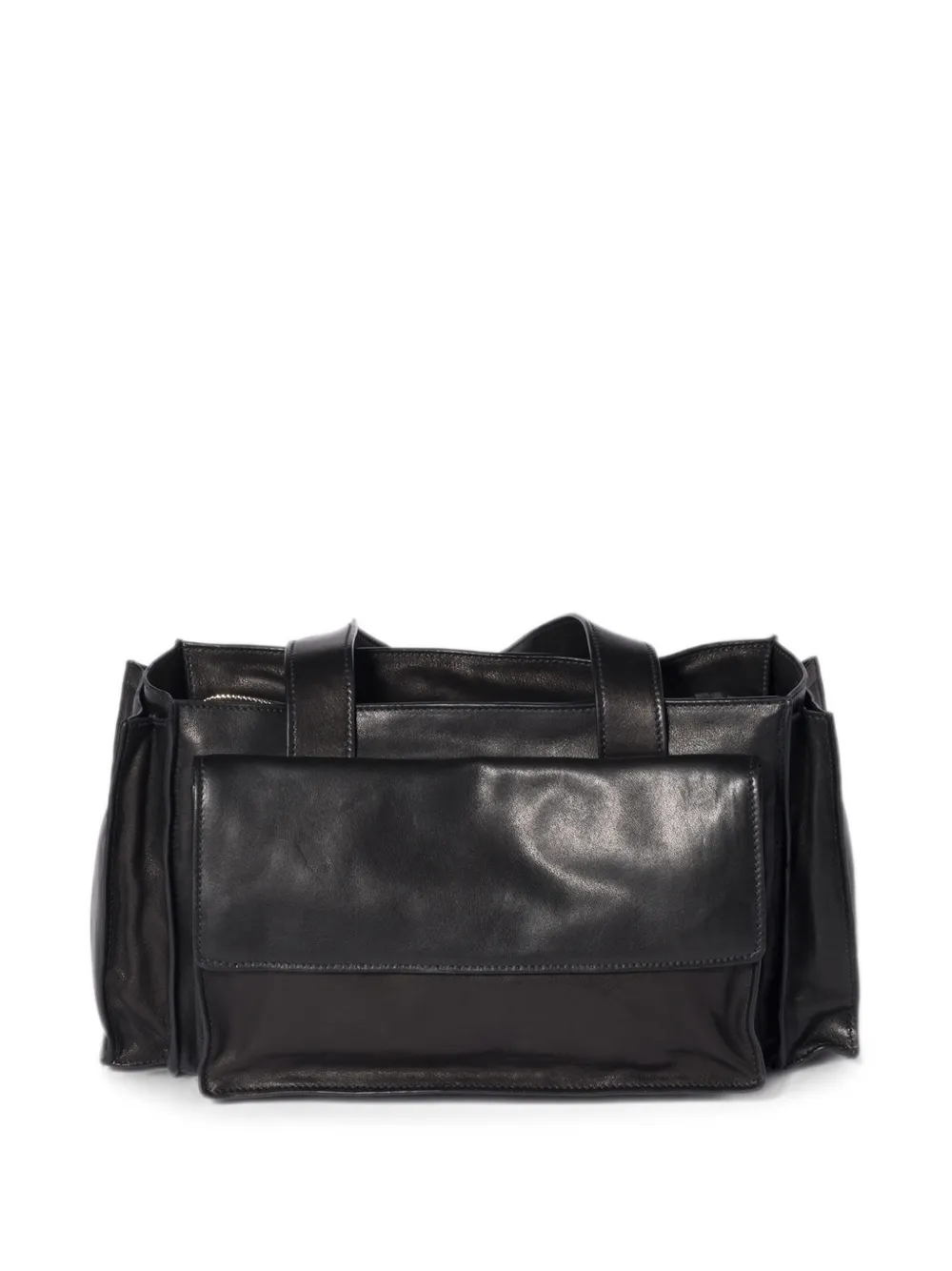 Miu Utilitaire shopper met zak Zwart