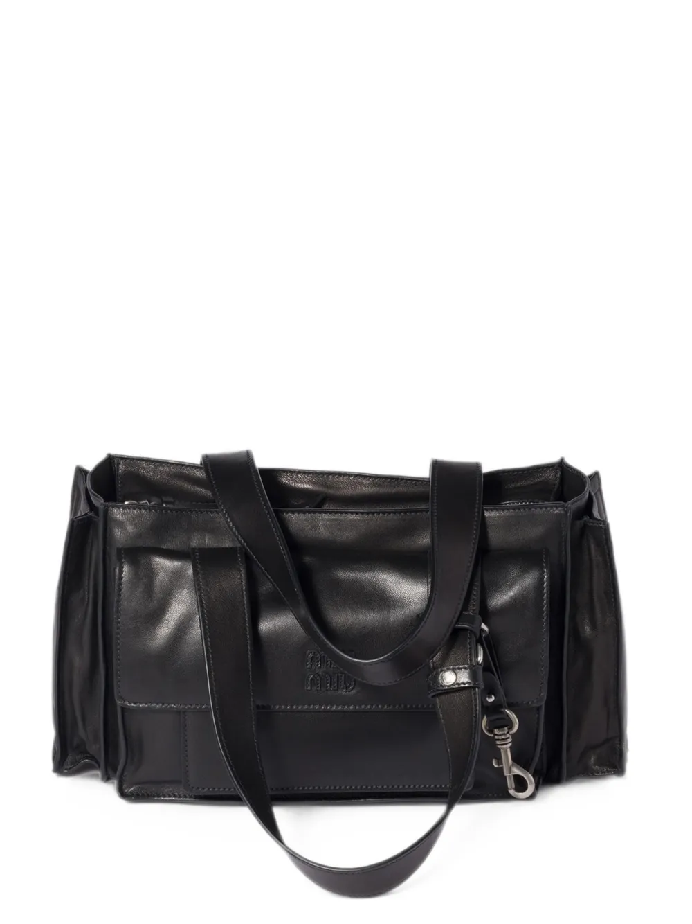 Miu Miu Utilitaire Schultertasche - Schwarz