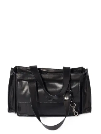Miu Miu Utilitaire ポケット ハンドバッグ | ブラック | FARFETCH JP