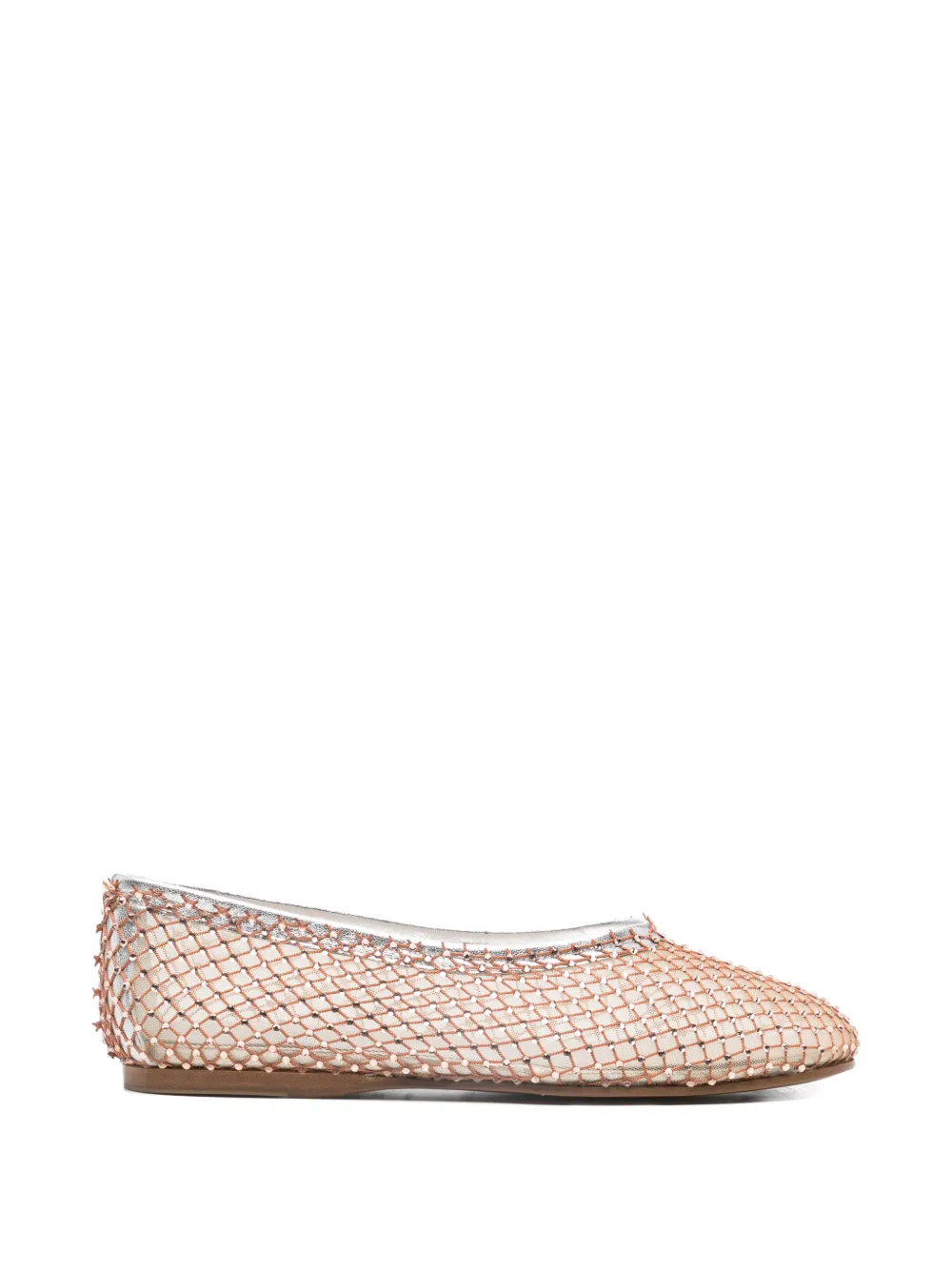 Forte Forte Woven Ballet Flats In Pink