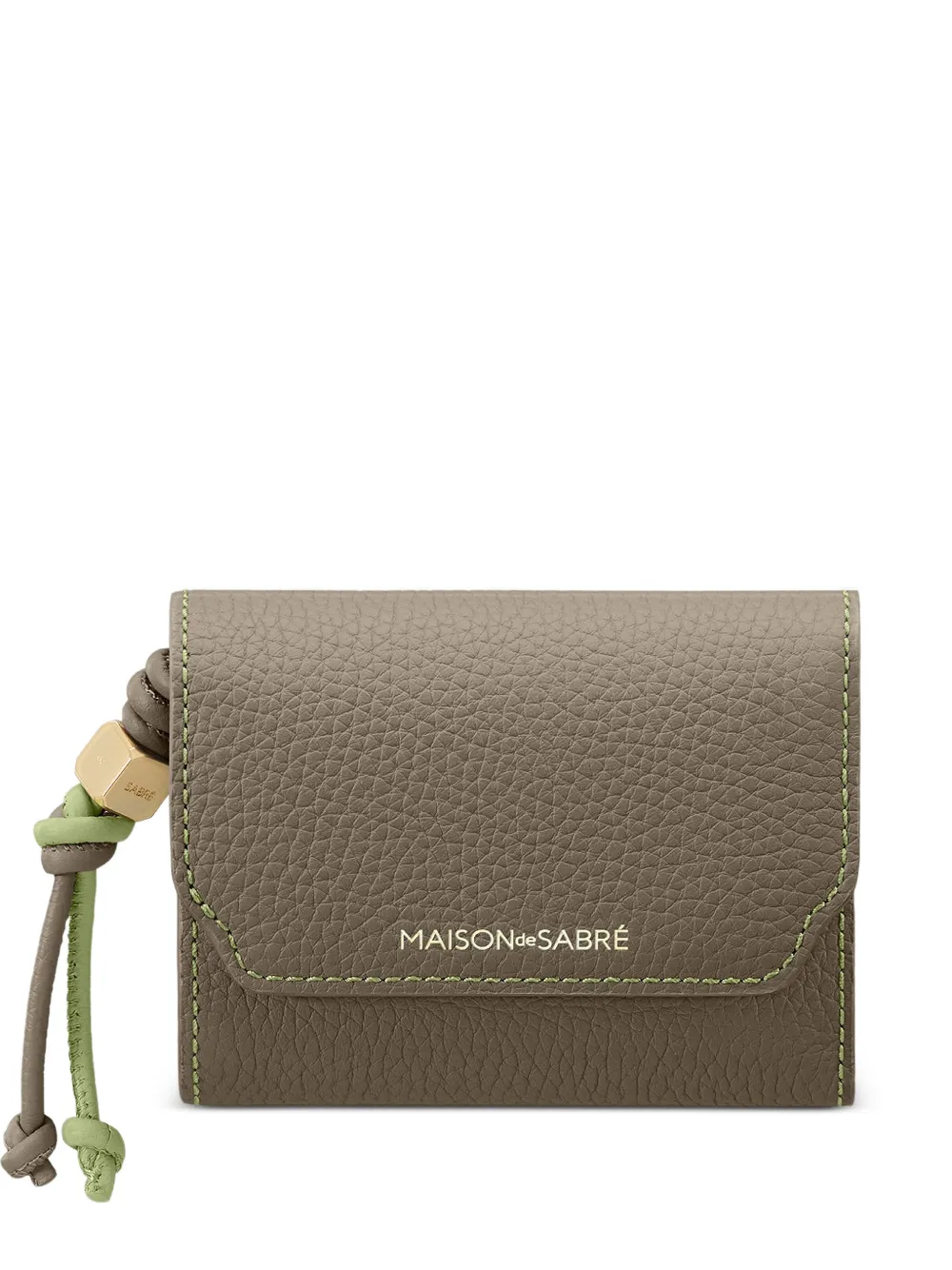 MAISON de SABRÉ Portafoglio tri-fold in pelle - Grigio