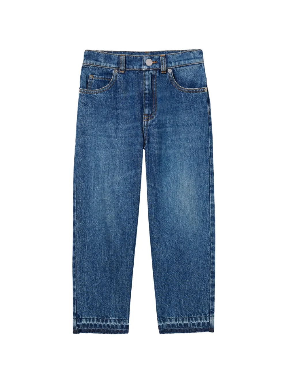 Gucci Kids belt-loops jeans - Blau